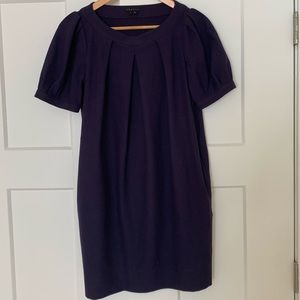Theory wool purple cocoon dress. Size P